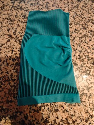 Mallas Cortas Gym Teal Talla S