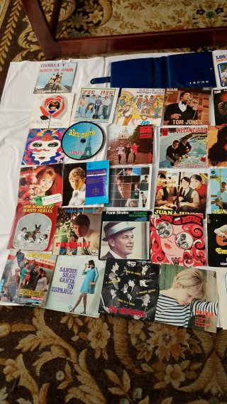 32 vinilos single década de los 60