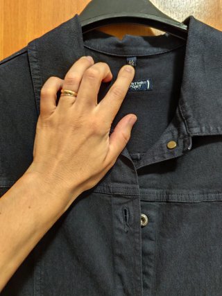 Vestito di jeans vintage MARTINI SPORT line nero t