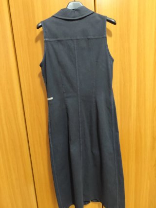 Vestito di jeans vintage MARTINI SPORT line nero t