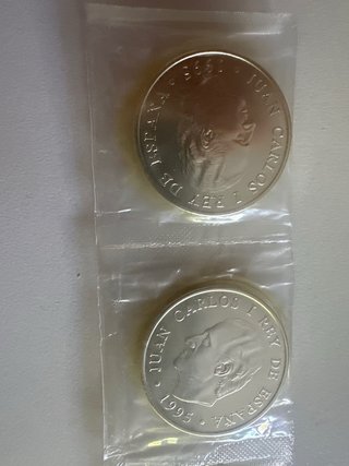 Lote 5 Monedas Plata 1995