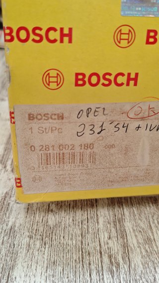 Caudalímetro Bosch 0 281 002 180 Opel