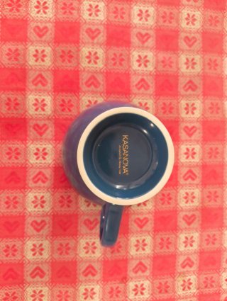 Tazza Sei Speciale blu e oro