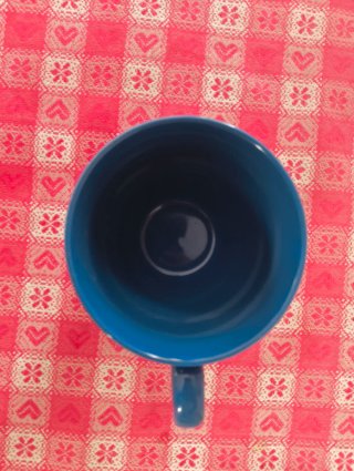 Tazza Sei Speciale blu e oro