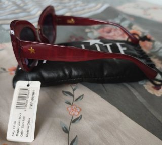 Gafas de sol Starlite Glam Rock Rojo Oscuro
