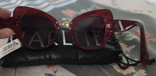 Gafas de sol Starlite Glam Rock Rojo Oscuro
