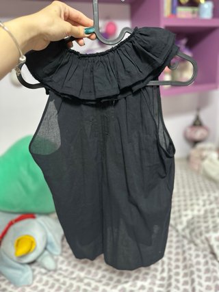 Top Zara Negro Talla M