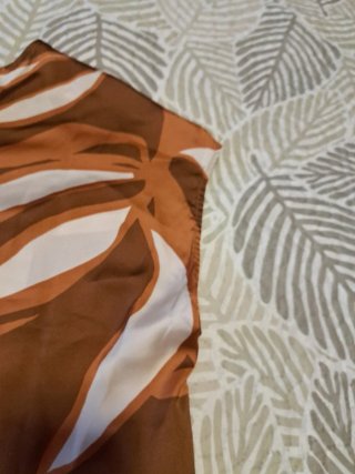 Blusa Encuentro Talla S Estampado Hojas