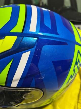 Casco Kappa KV41 Azul y Verde