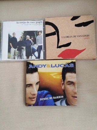 Lote 3 CDs: La Oreja de Van Gogh y Andy & Lucas