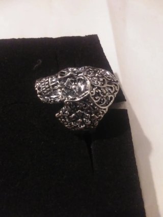 Anillo Plata 925 Calavera Taxco