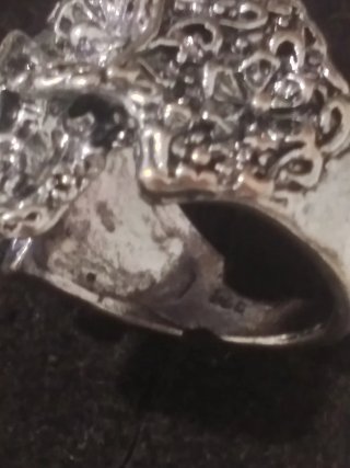 Anillo Plata 925 Calavera Taxco