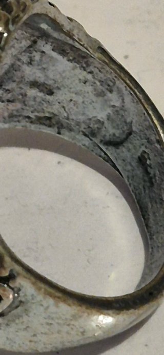 Anillo Calavera Mexicana Plata Ley TaxcoTalla 17/8