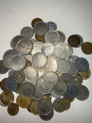 Lote de monedas antiguas de España