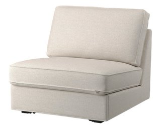 Divano letto singolo IKEA KIVIK 1 posto beige, nessuna spedizione