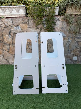 Torre di apprendimento Montessori grigia