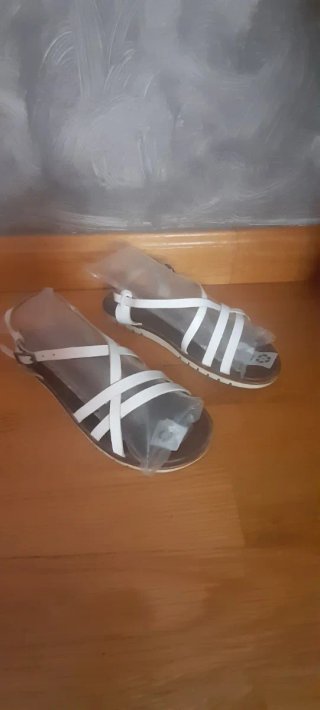 Sandalias piel Porronet blancas