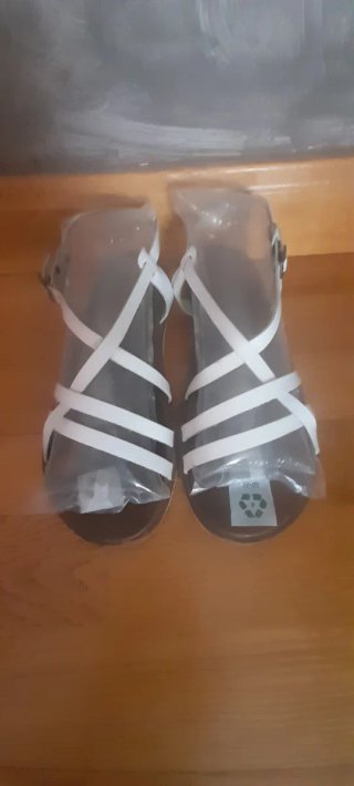 Sandalias piel Porronet blancas