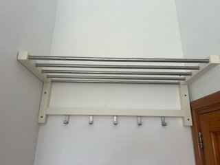 Perchero IKEA madera y metal