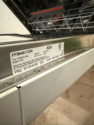 Lavavajillas AEG Dishwasser AEG
