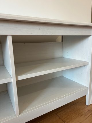Mueble TV Ikea Madera Blanco