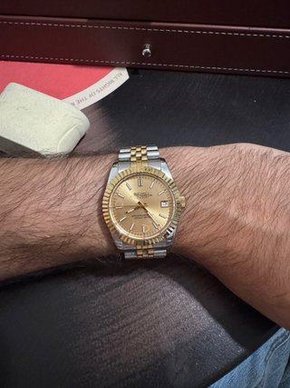 Seiko Patrick Bateman Mod Oro/Plata
