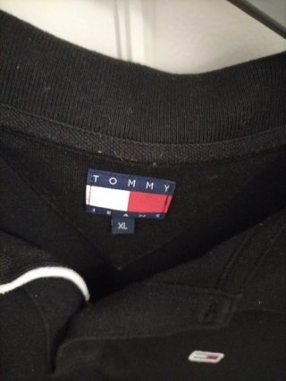 Polo Tommy Hilfiger Negro Talla XL
