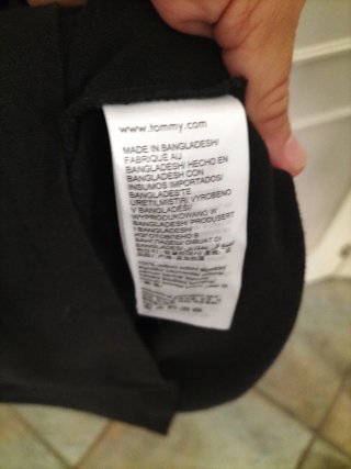 Polo Tommy Hilfiger Negro Talla XL