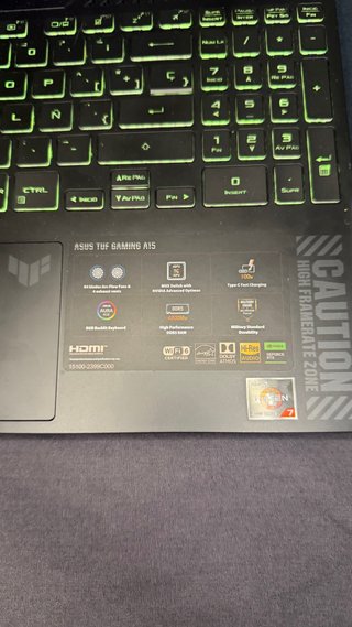 Portátil ASUS TUF Gaming A15
