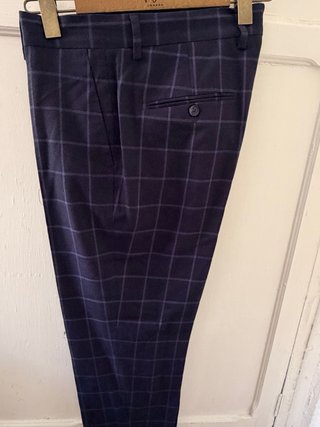 Traje de dos piezas azul marino