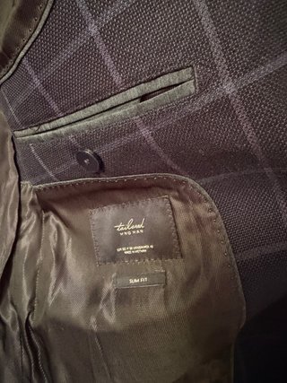 Traje de dos piezas azul marino