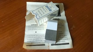 JABON DE AFEITAR SIN USAR. MARCA SANO-RAS FON-SAN