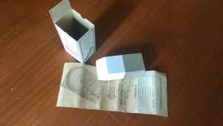 JABON DE AFEITAR SIN USAR. MARCA SANO-RAS FON-SAN
