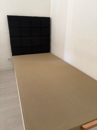 Colchón Eternus Cashmere 90cm + Canapé Blanco