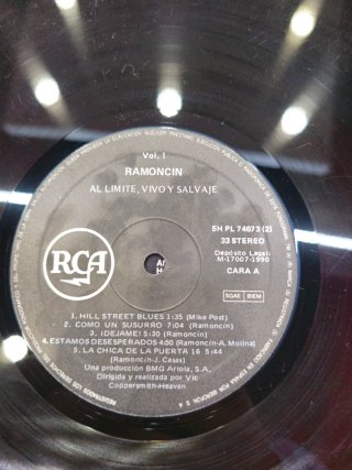 Vinilo Ramoncín Al Límite, Vivo y Salvaje 2 L.P.S