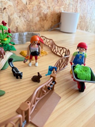 Playmobil 66350 Zoo Mascotas Niños + Animales