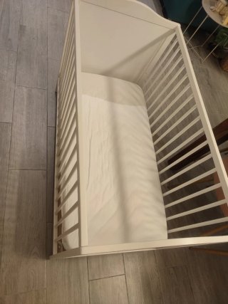 Cuna SMÅGÖRA Ikea blanca 60x120 ccolchon incluido