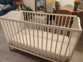 Cuna SMÅGÖRA Ikea blanca 60x120 ccolchon incluido