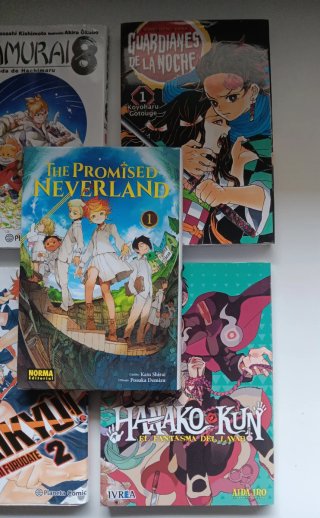Lote 7 Mangas Variados | Haikyû, Boruto, Samurai 8