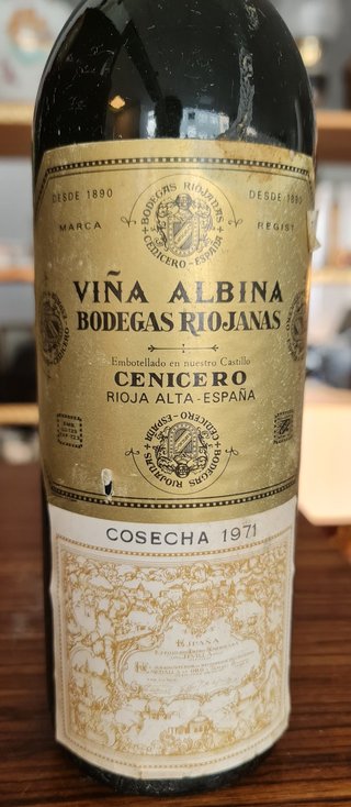 3 Bottiglie Viña Albina Vendemmia 1971