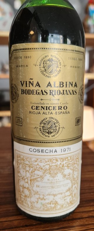 3 Bottiglie Viña Albina Vendemmia 1971