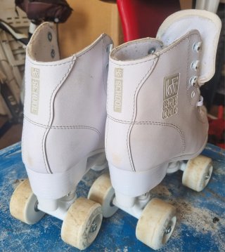 Pattini a rotelle KRF School bianchi