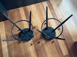 juego de 2 taburetes altos