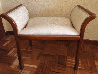Asiento Diván Tapizado Madera