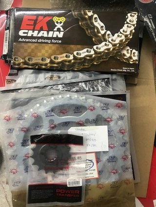 Kit Cadena y Corona JT Yamaha EK