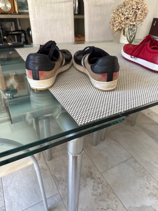 Burberry Zapatillas Talla 43 Beige/Negro