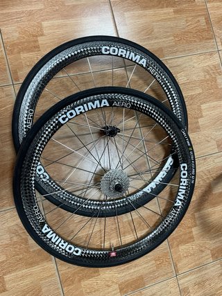 Juego Ruedas Corima Carbono Aero