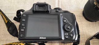 Cámara Nikon D3400 + 2 Lentes + 2 batt
