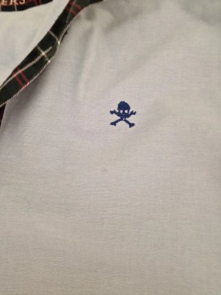 Camisa Scalpers Azul Tartán