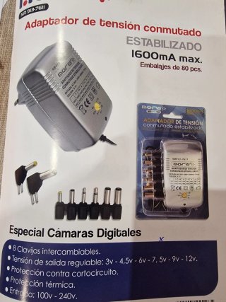 Adaptador de Tensión Noru 1600mA